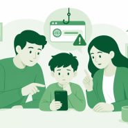 Фишинговая ссылка в сообщении ребёнку