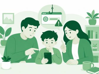 Фишинговая ссылка в сообщении ребёнку